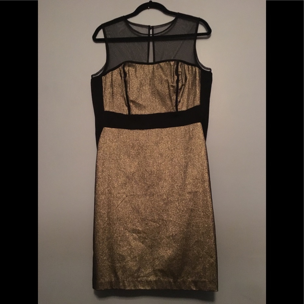 Black & Sparkly Gold Cocktail Dress **NEW**